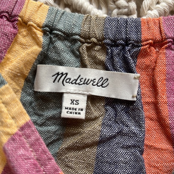 Madewell rainbow top. - Picture 3 of 3